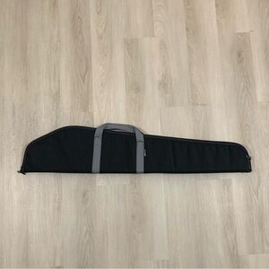 Black Rifle/Shotgun Soft Case with Gray Handles 48"